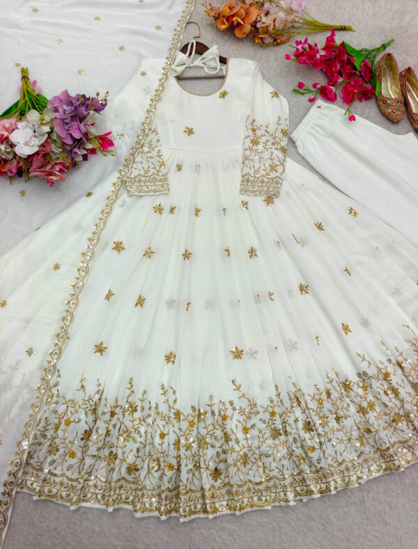 👀👀Launching New Design Trending Vicitra-Silk*Gwon&Pent&dupatta       Reddy To Wear Look Design (056)