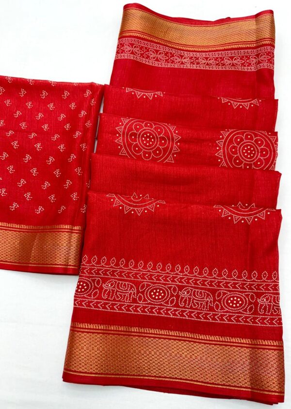 New collection of traditional Rajasthani Daily wear saree (061)