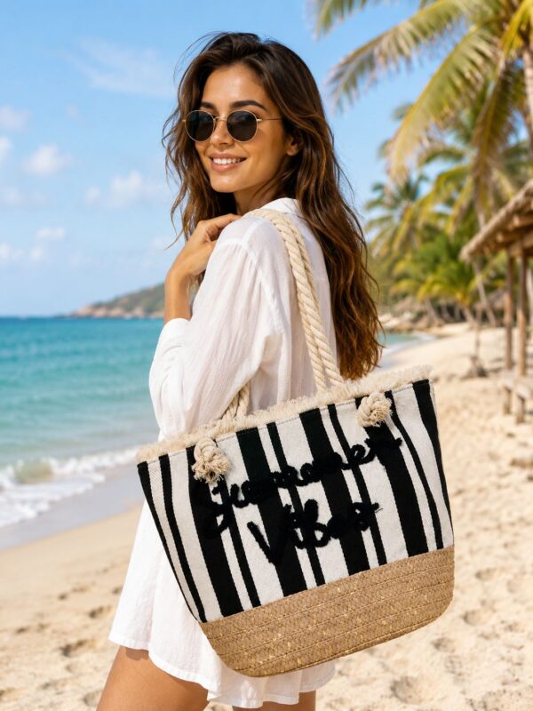 IMPORTED SUMMER VIBES TOTE BAG😃 (097)