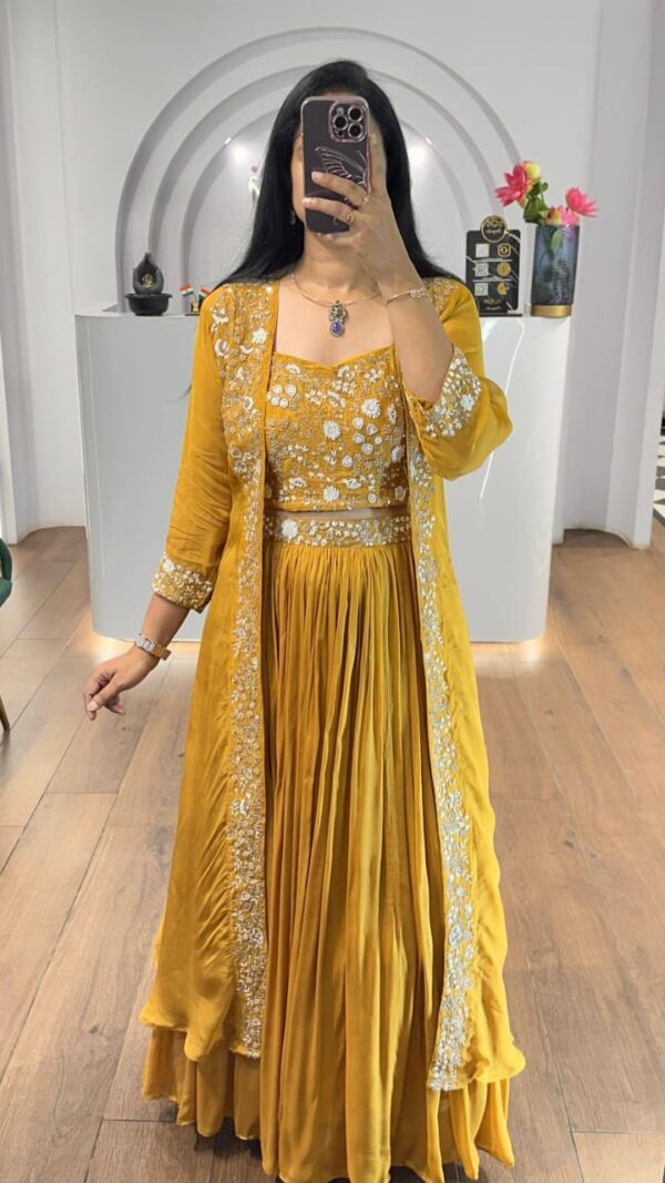 Newly Launched Premium INDOWESTERN LEHENGA CHOLI SET (114)